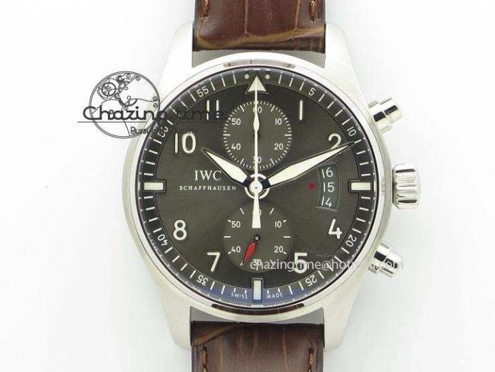 MIROTIME 0301 Reliable Portuguese Chrono IW3716 Z+F 1:1 Best Edition Red Dial on Red Rubber Strap A 7015